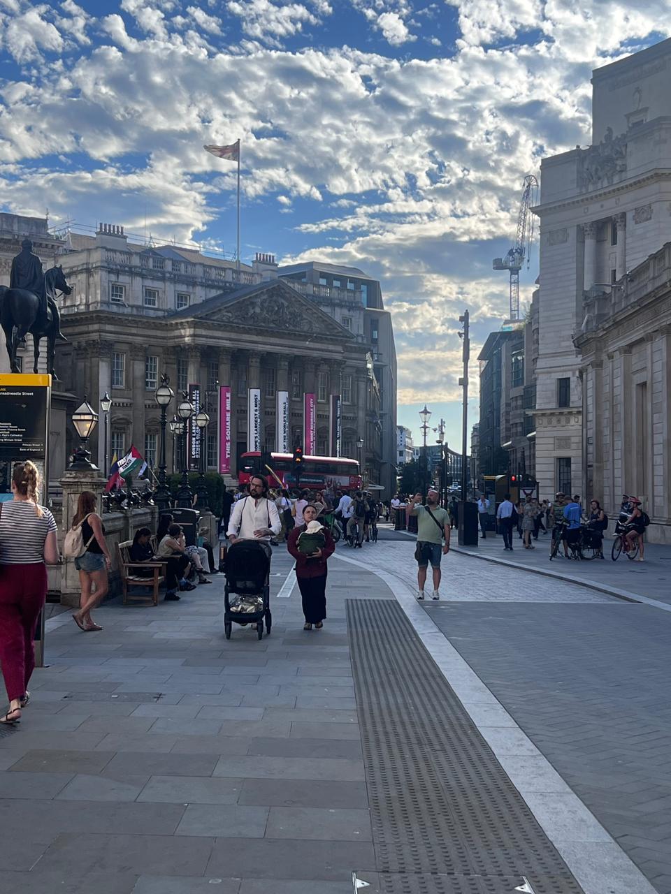 A street in London seen at eye level